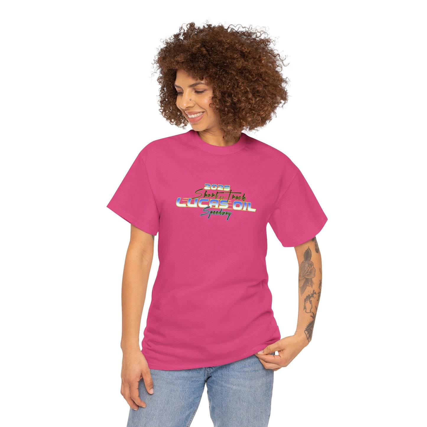 2025 Short Track at Lucas Oil Speedway T-Shirt (Various Colors)