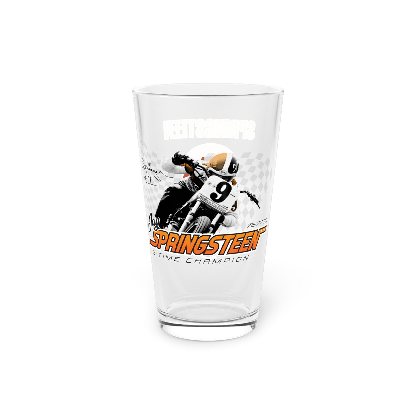 Jay Springsteen 3x Champion 16oz. AFT Legends Pint Glass