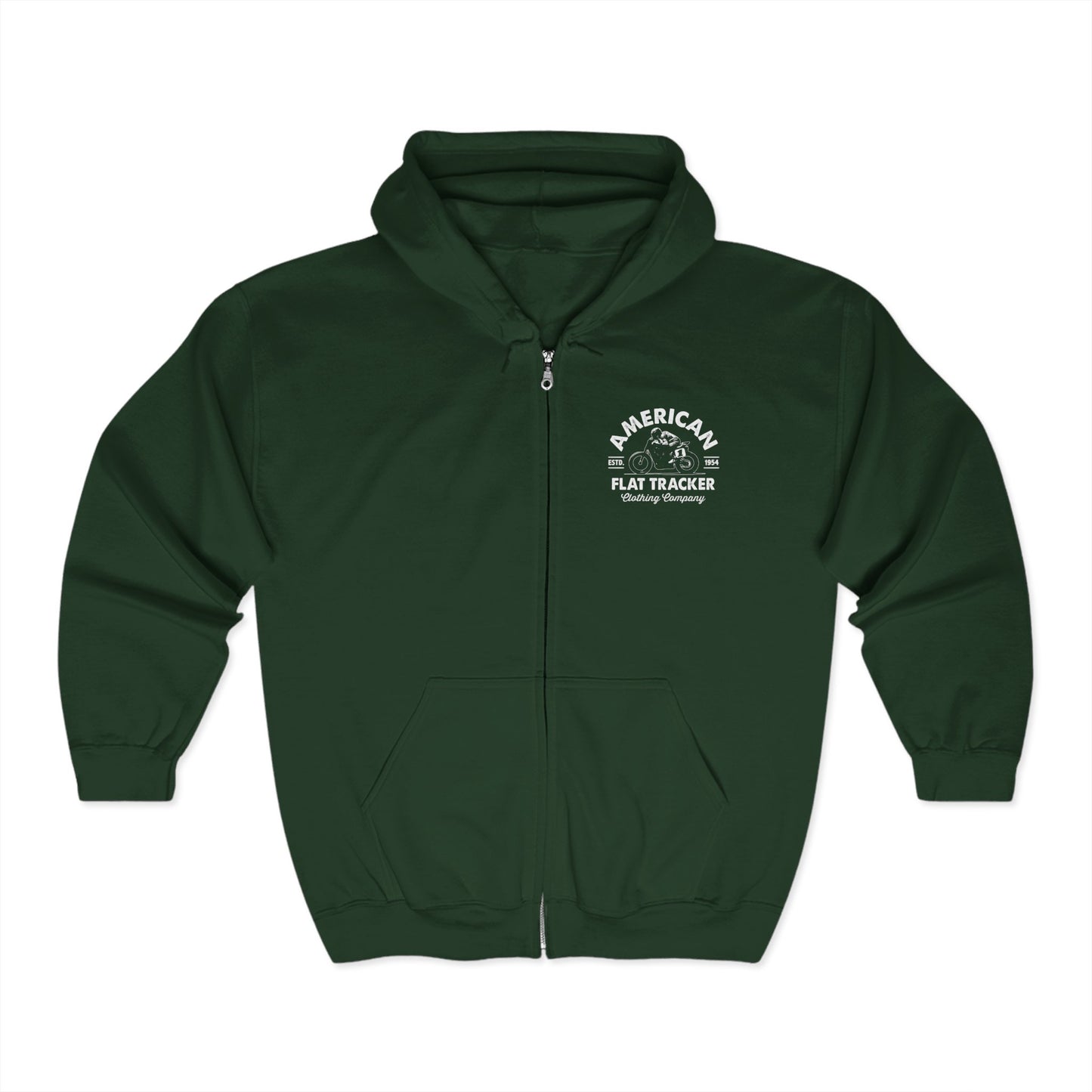 Crest Zip-Up Hoodie
