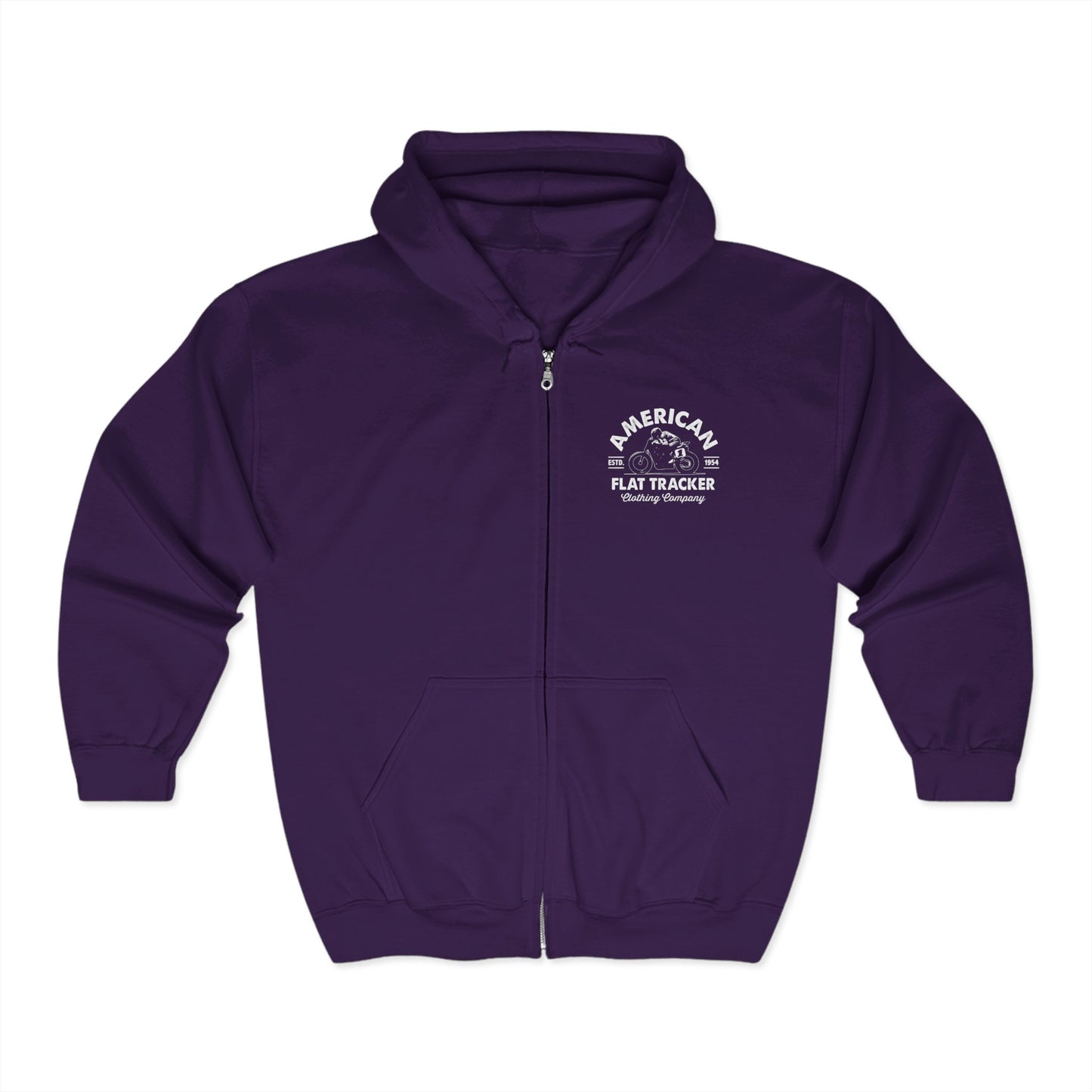 Crest Zip-Up Hoodie