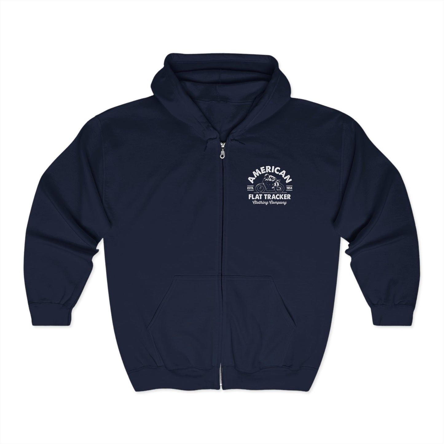 Crest Zip-Up Hoodie