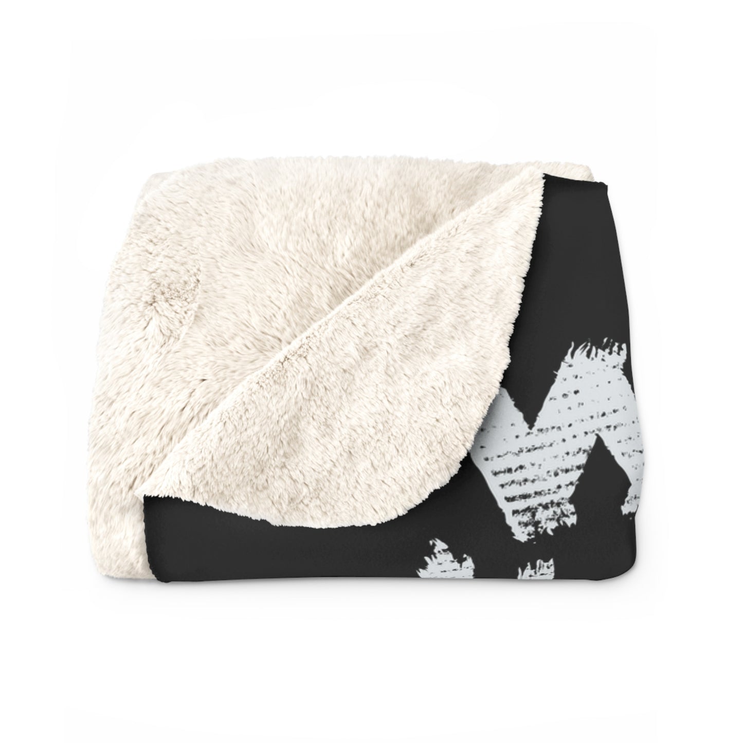 When Nothing Goes Right, Slide Left Sherpa Fleece Blanket (Various Sizes)