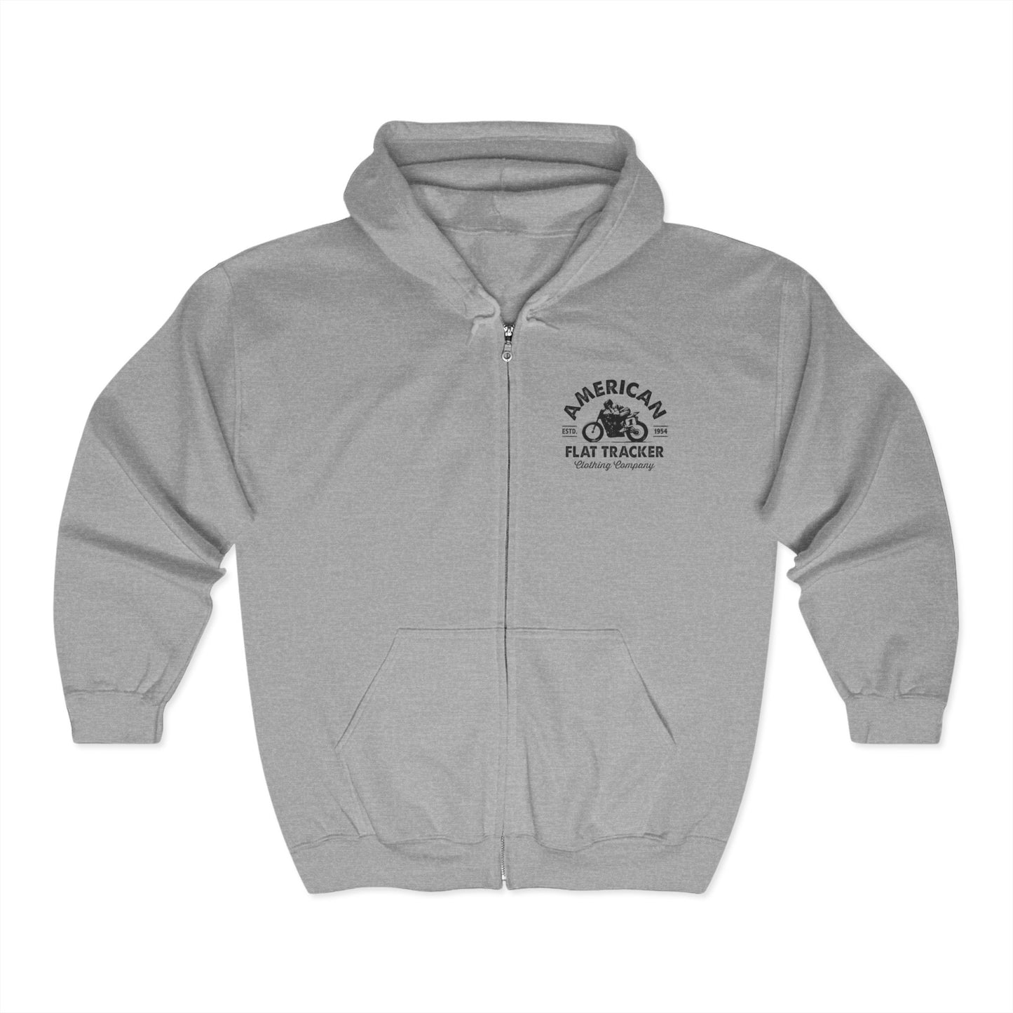 Crest Zip-Up Hoodie