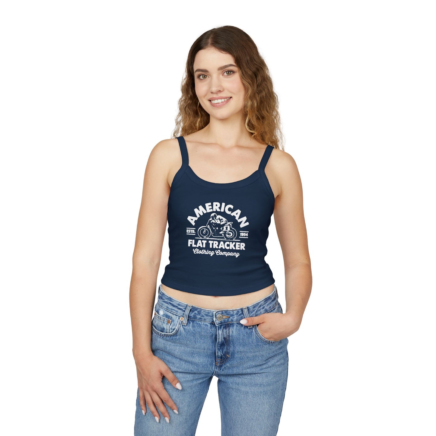 Women's Crest Spaghetti Strap Tank Top (Various Colors)
