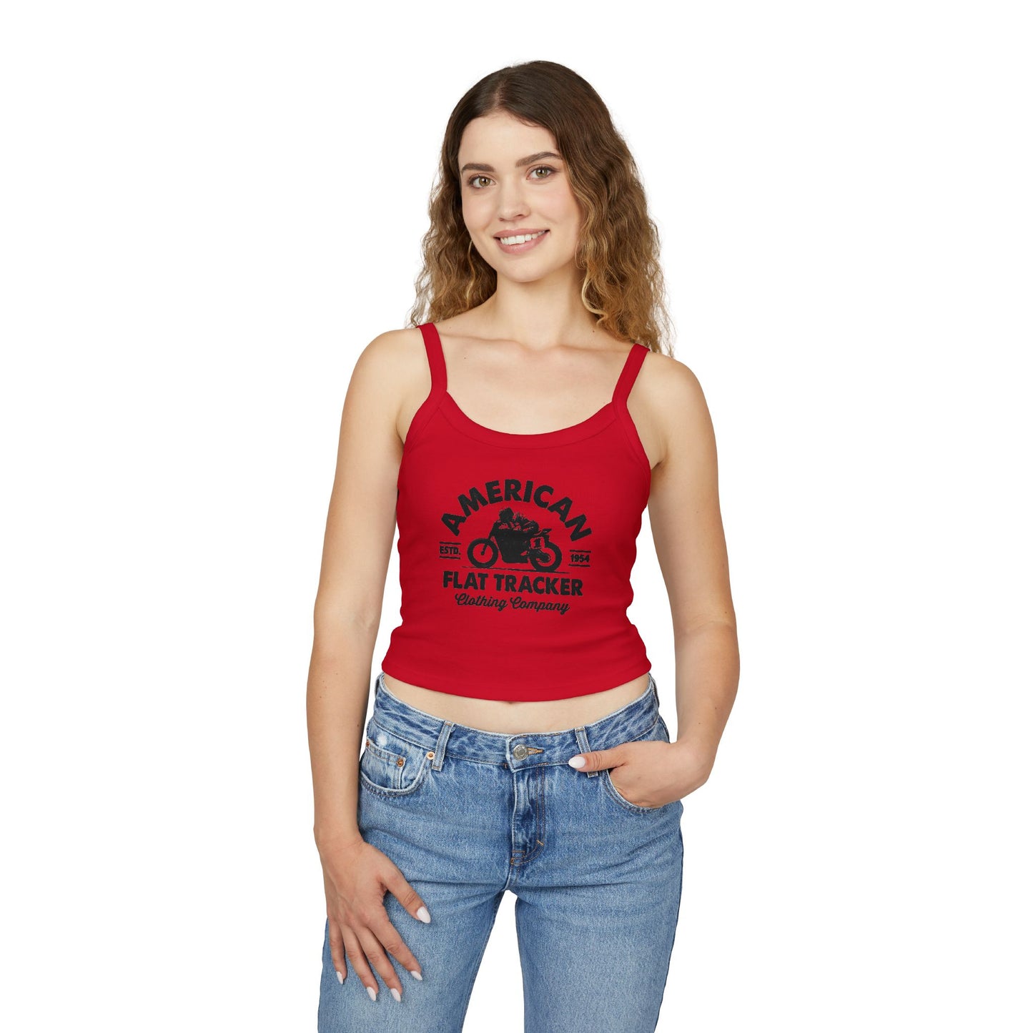 Women's Crest Spaghetti Strap Tank Top (Various Colors)