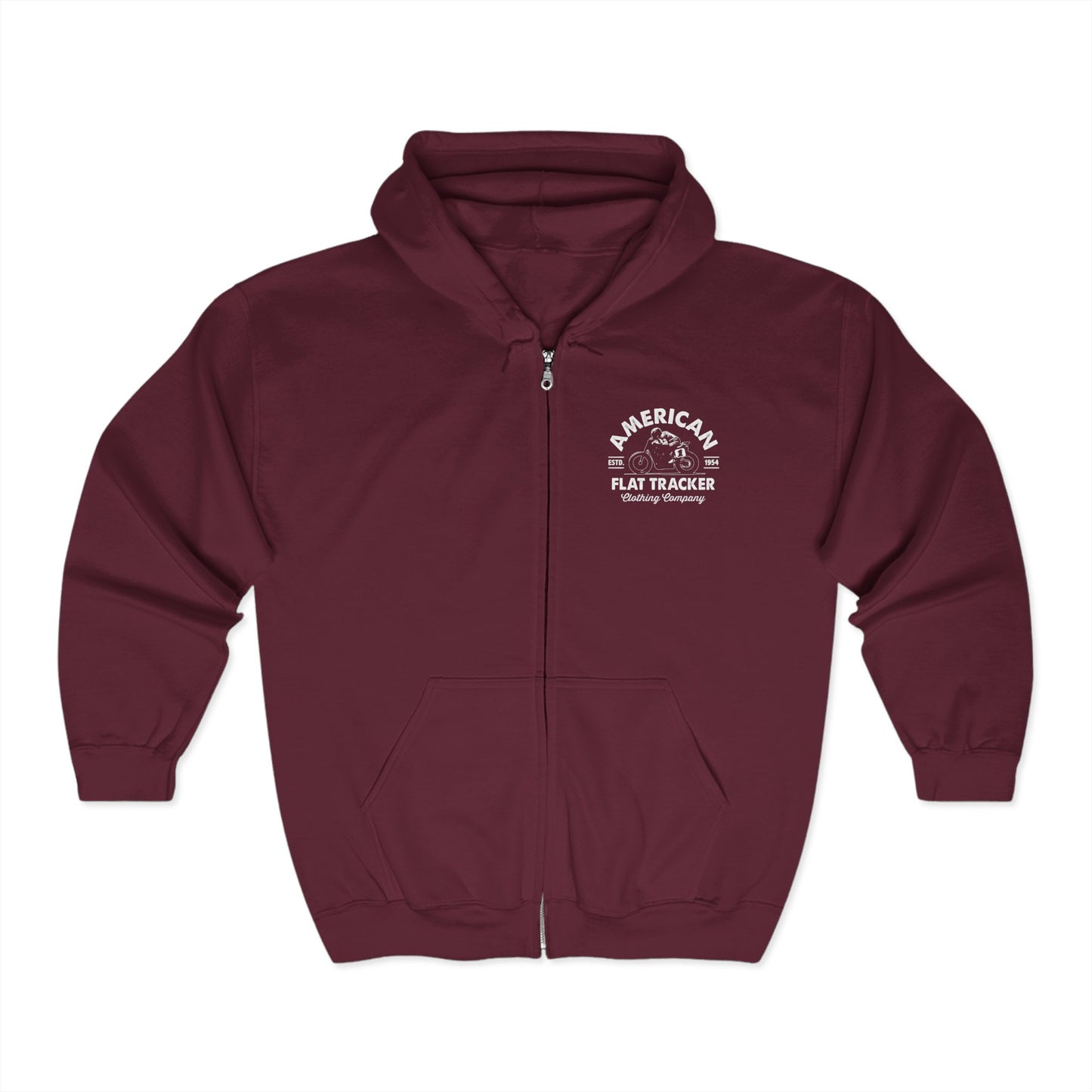 Crest Zip-Up Hoodie