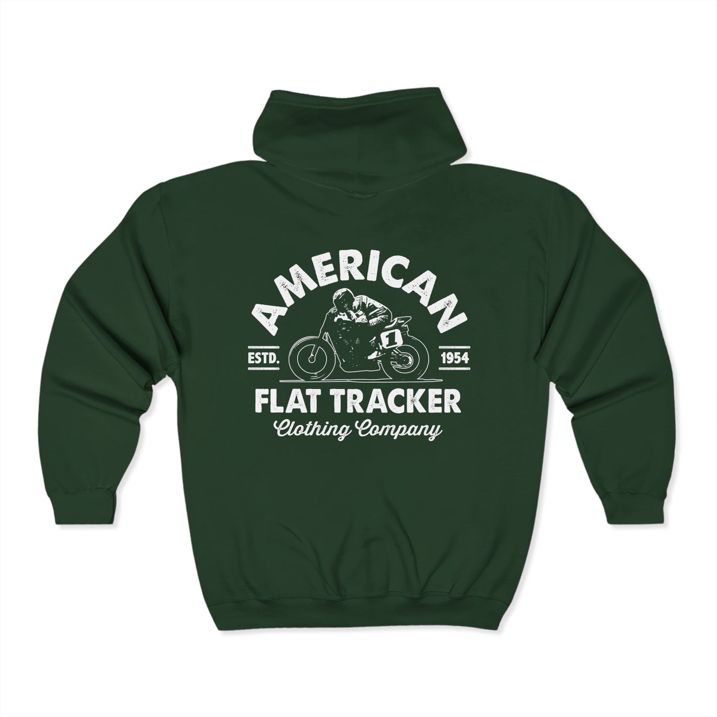 Crest Zip-Up Hoodie