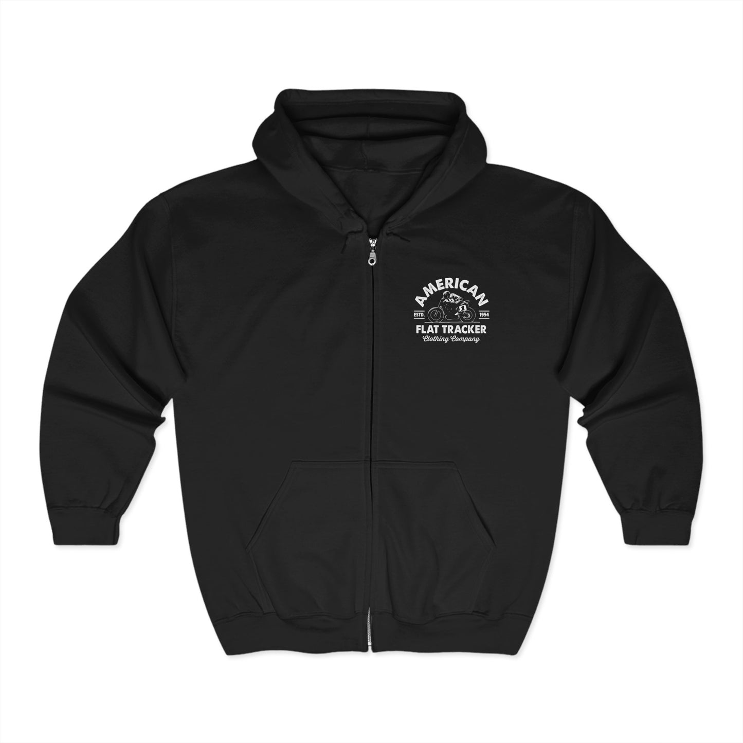 Crest Zip-Up Hoodie