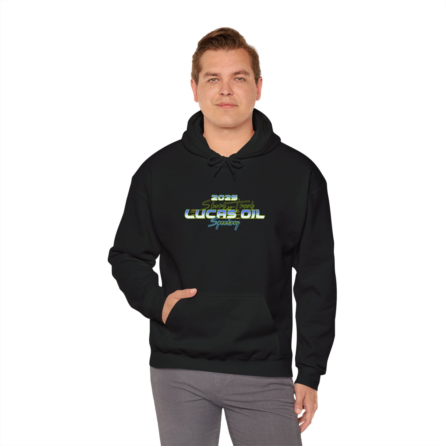 2025 Short Track at Lucas Oil Speedway Pullover Hoodie (Various Colors)