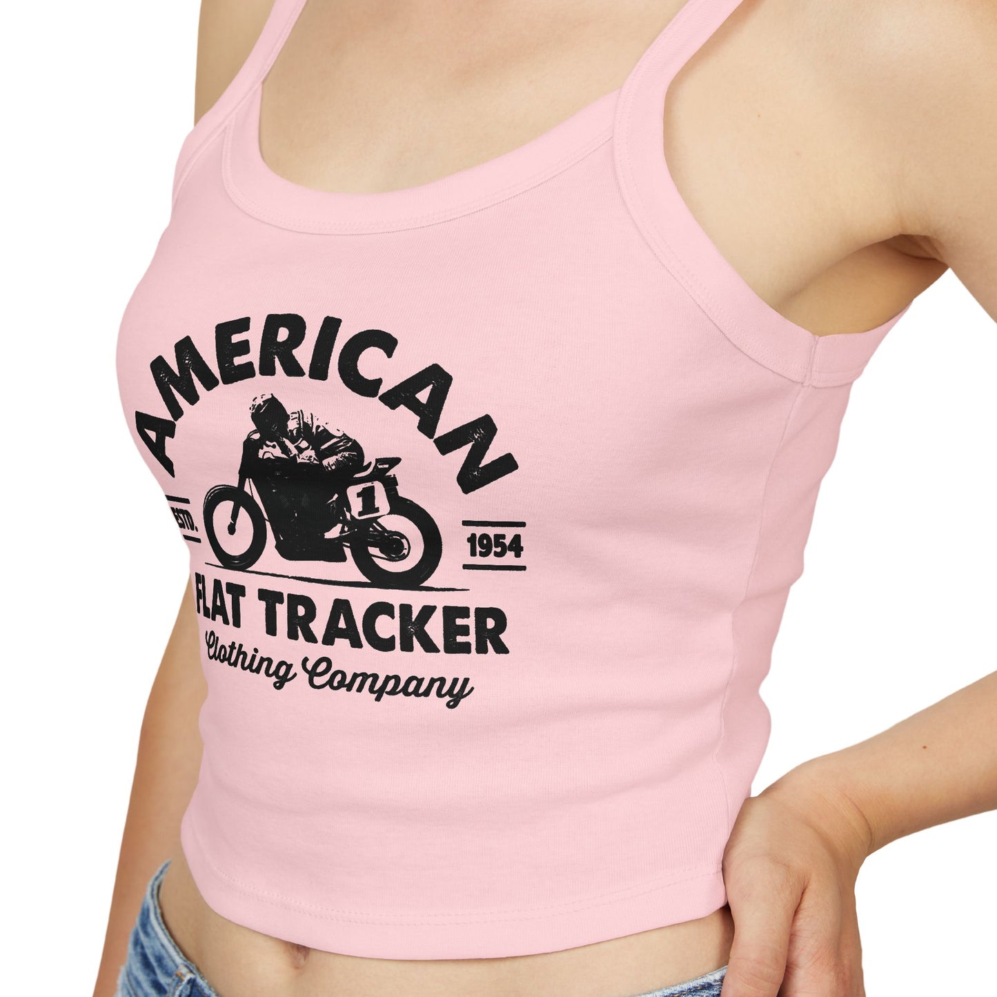 Women's Crest Spaghetti Strap Tank Top (Various Colors)