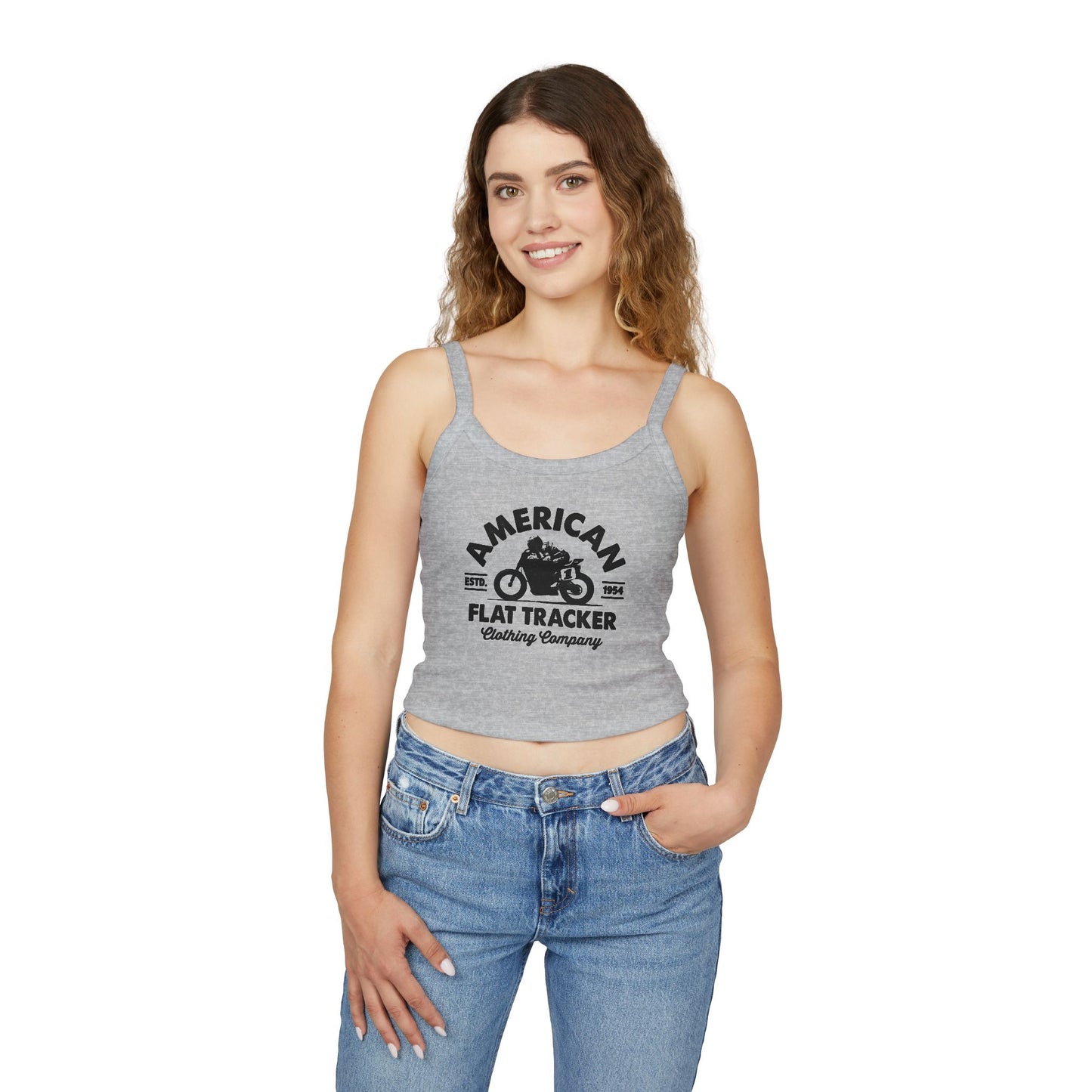 Women's Crest Spaghetti Strap Tank Top (Various Colors)