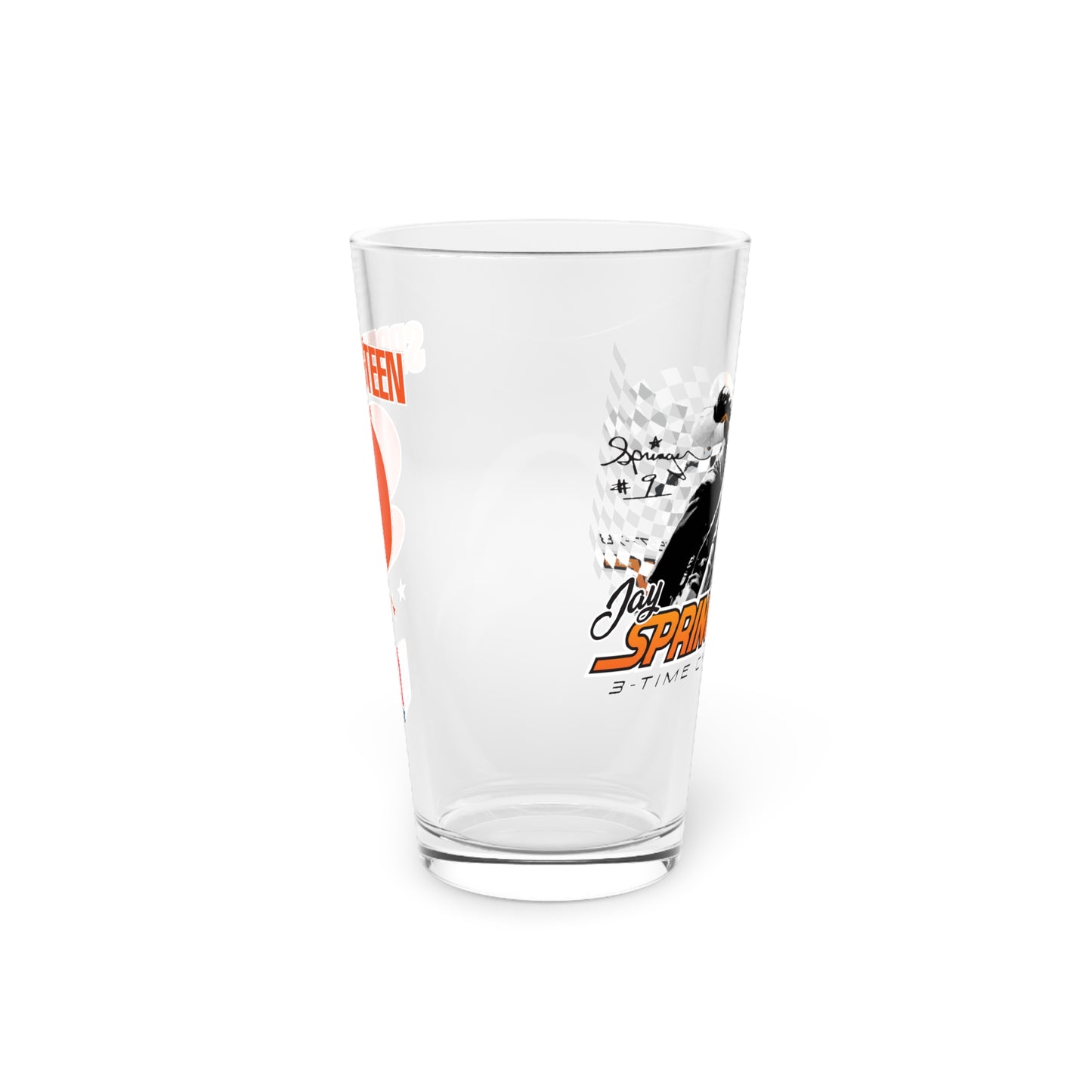 Jay Springsteen 3x Champion 16oz. AFT Legends Pint Glass