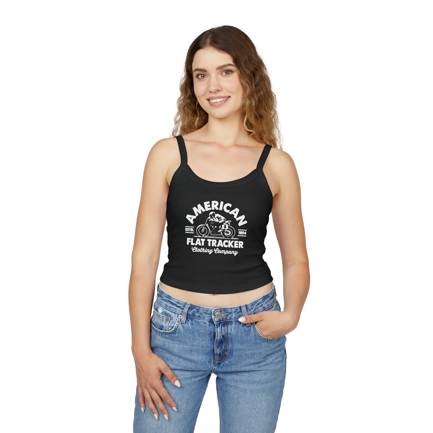 Women's Crest Spaghetti Strap Tank Top (Various Colors)