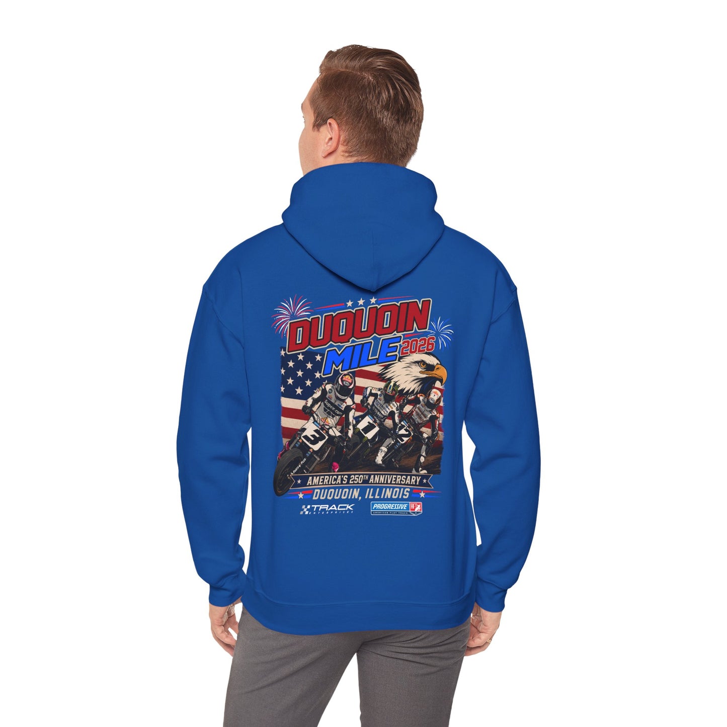 2026 DuQuoin Mile Pullover Hoodie (Various Colors)