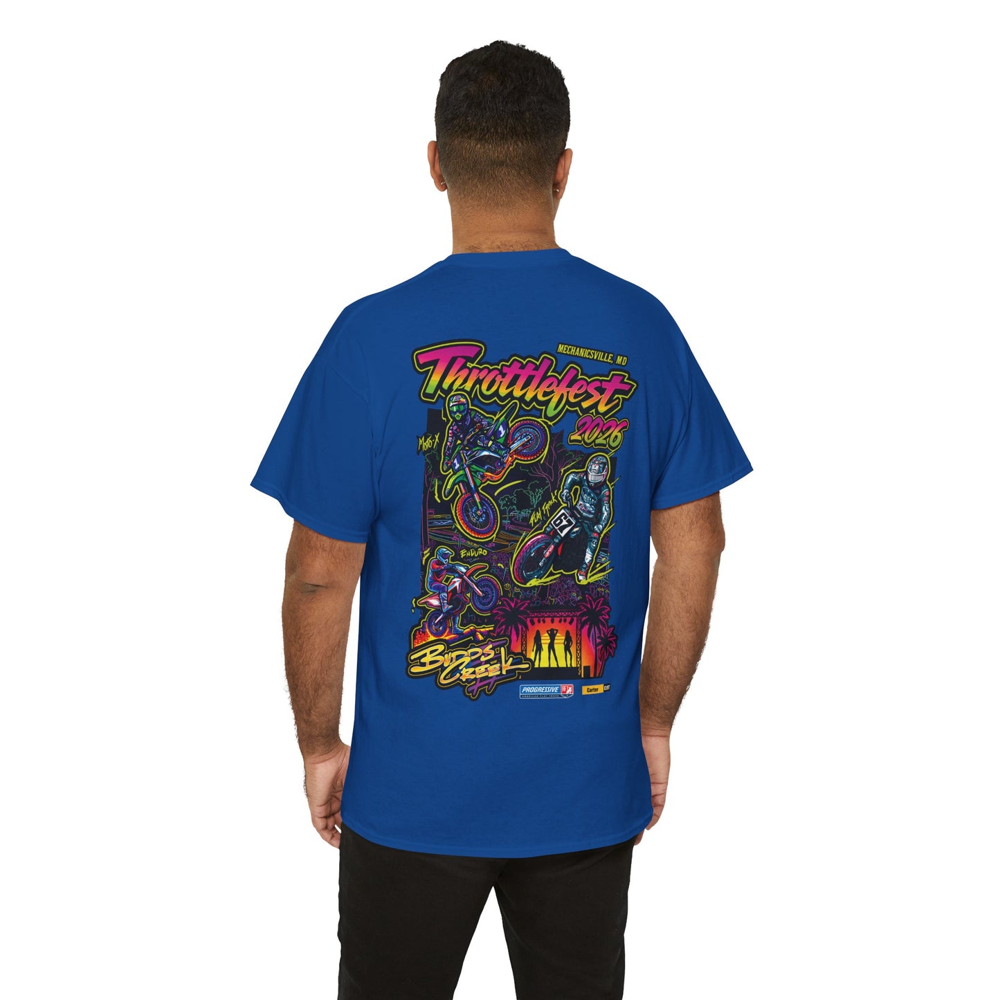 2026 Throttlefest Budds Creek T-Shirt (Various Colors) Ver 1