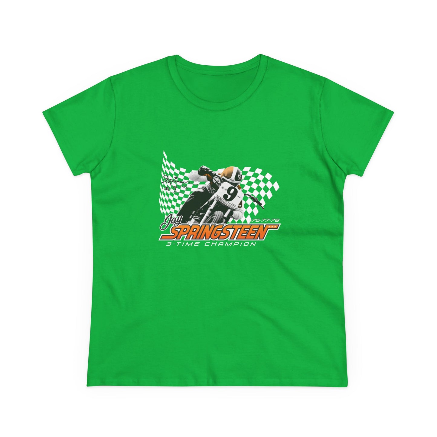Women’s Jay Springsteen 3-Time Champion Short Sleeve T-Shirt (Various Colors)