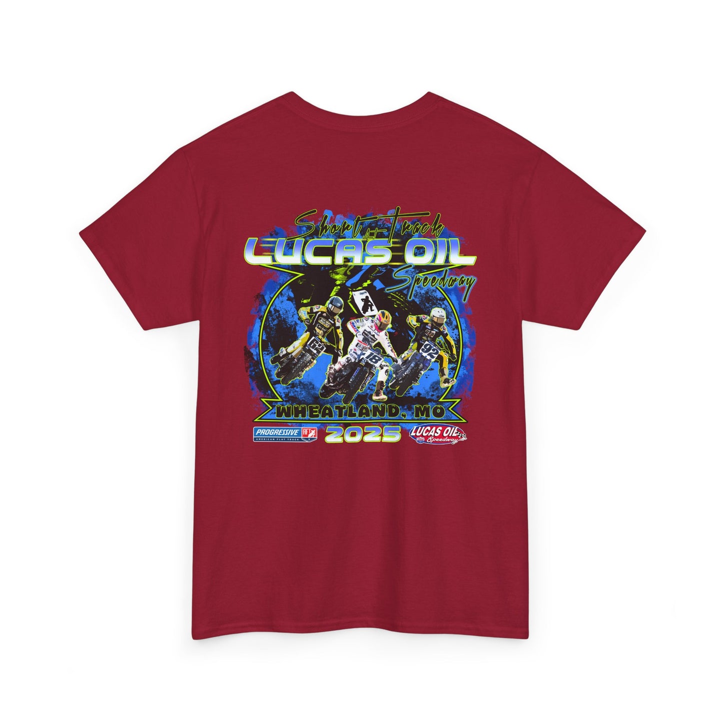 2025 Short Track at Lucas Oil Speedway T-Shirt (Various Colors)