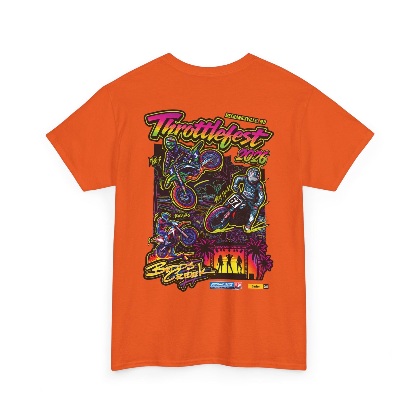 2026 Throttlefest Budds Creek T-Shirt (Various Colors) Ver 1