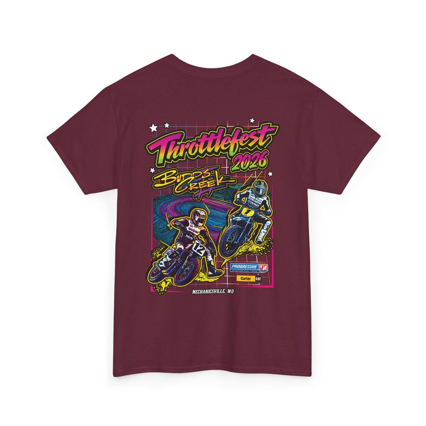 2026 Throttlefest Budds Creek T-Shirt (Various Colors) Ver 2