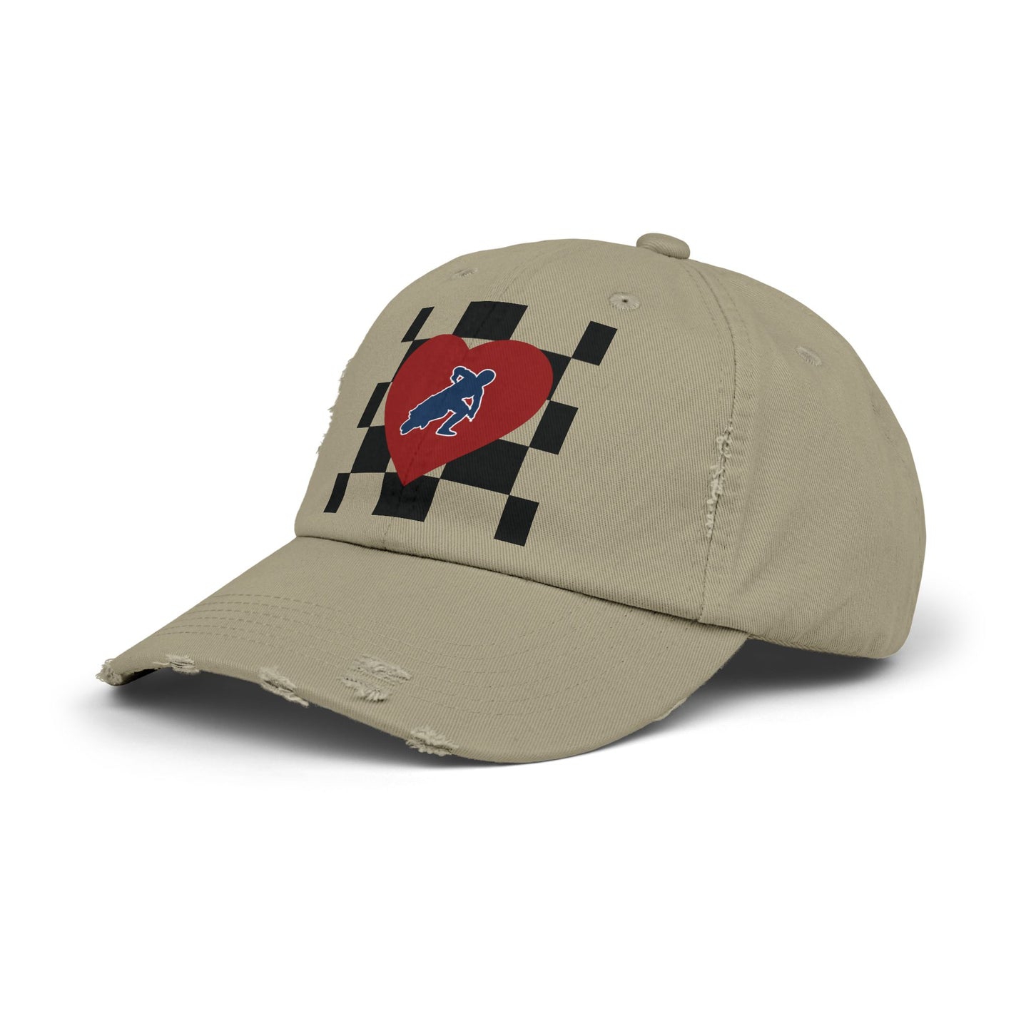 Flat Track Love Distressed Cap (Various Colors)