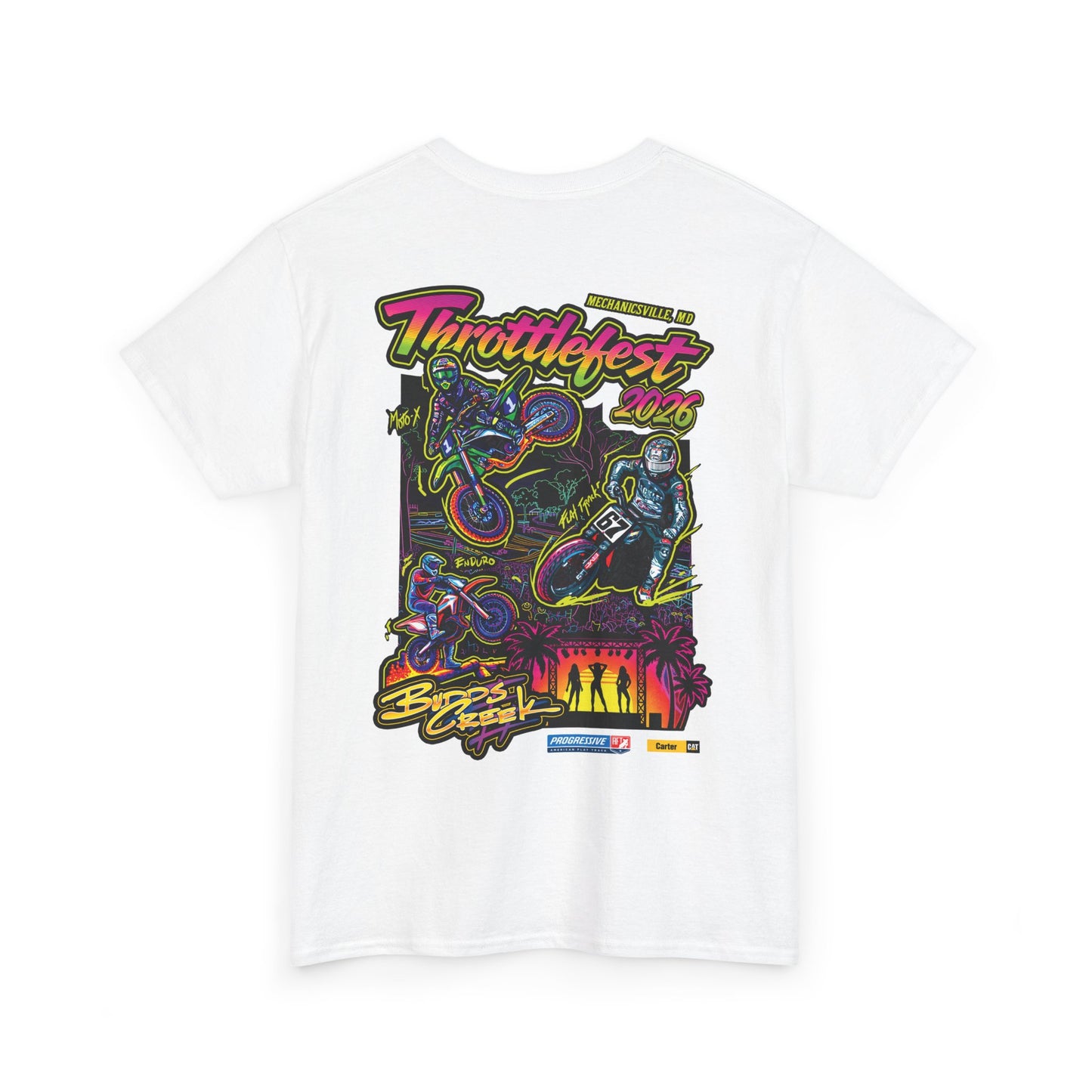 2026 Throttlefest Budds Creek T-Shirt (Various Colors) Ver 1