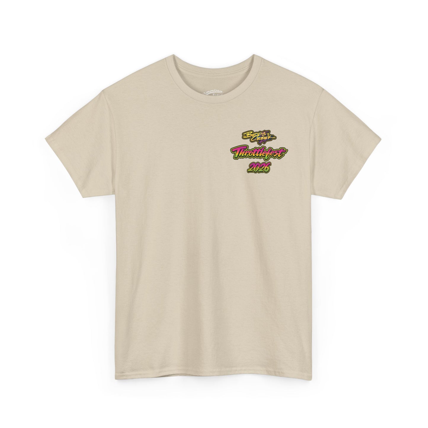 2026 Throttlefest Budds Creek T-Shirt (Various Colors) Ver 2