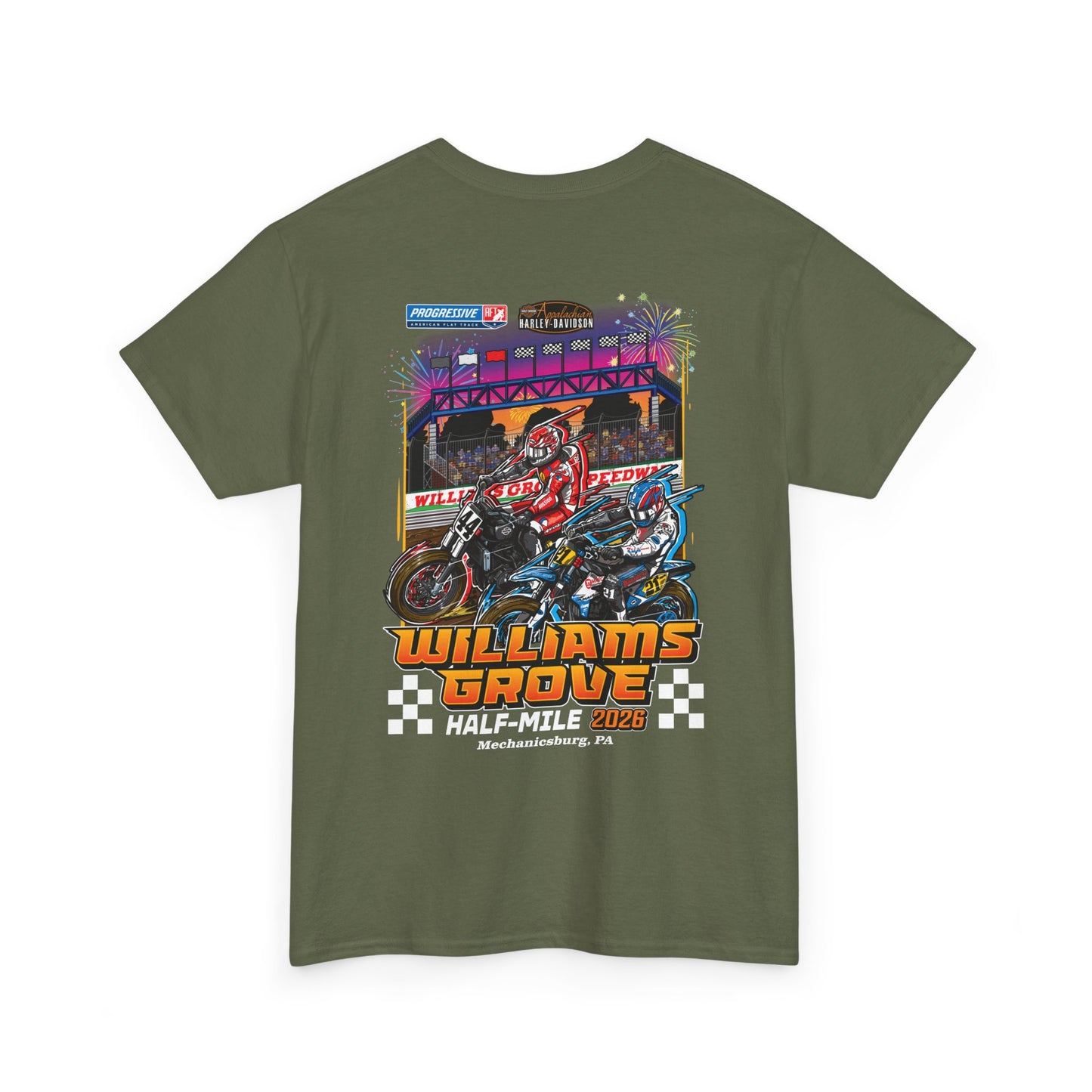 2026 Williams Grove Half-Mile T-Shirt (Various Colors)
