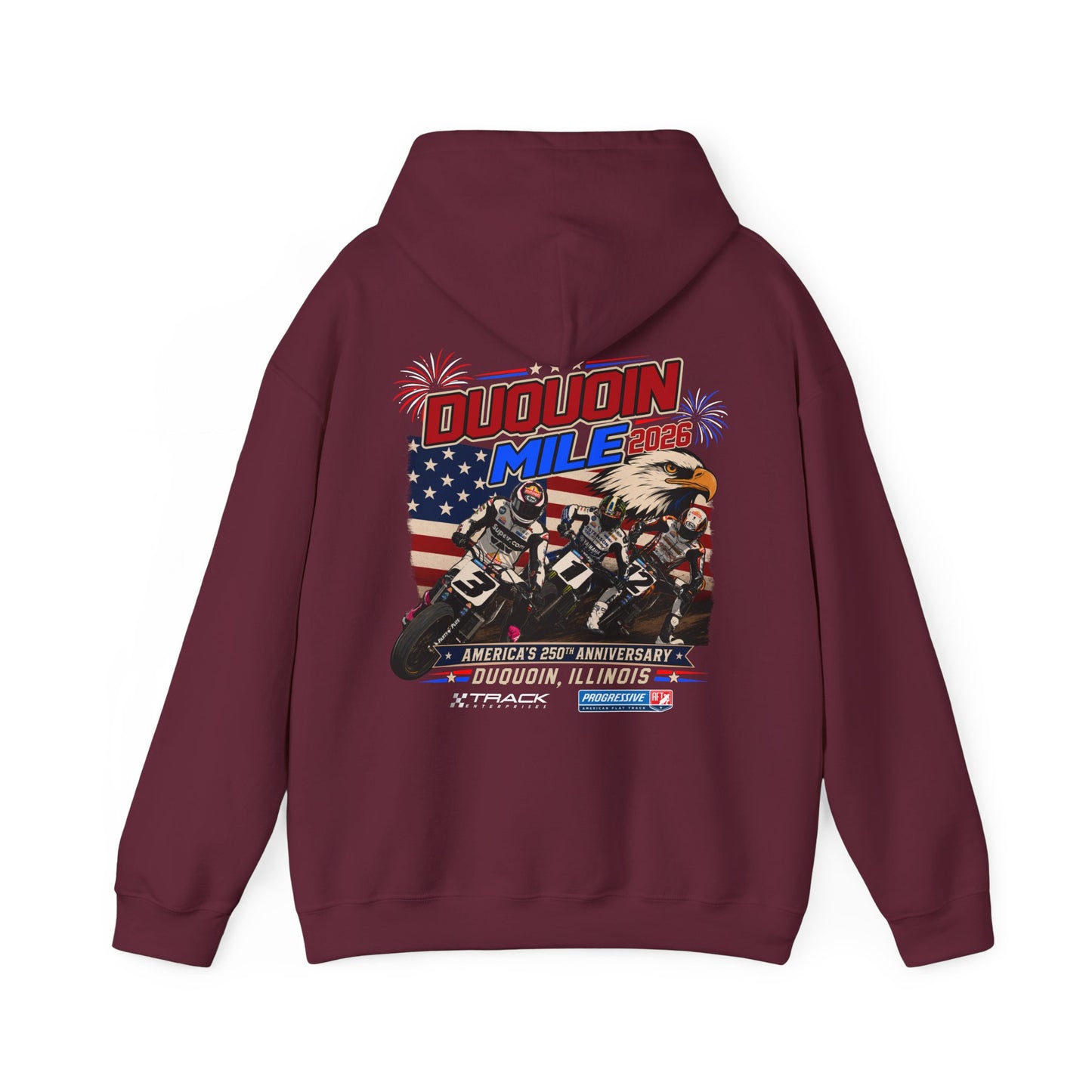 2026 DuQuoin Mile Pullover Hoodie (Various Colors)