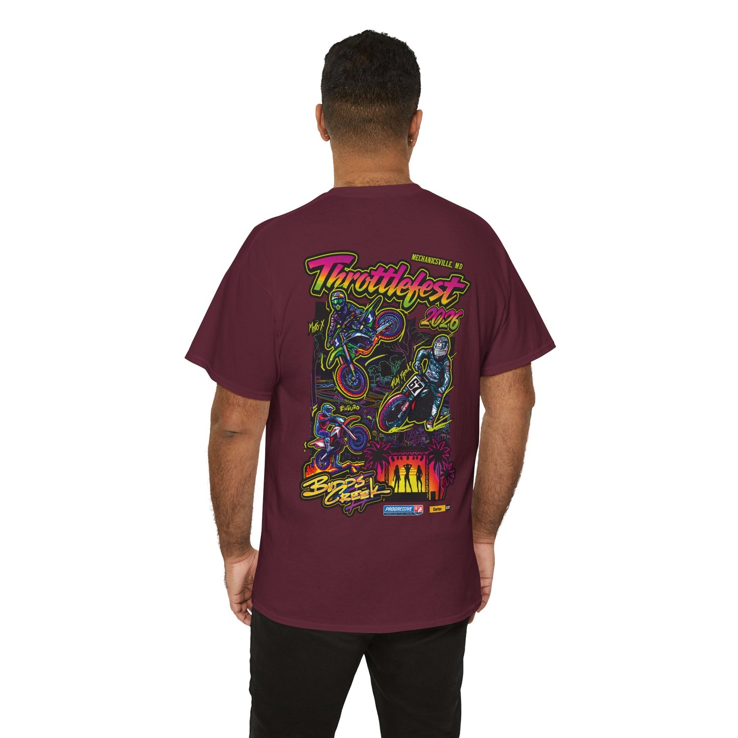 2026 Throttlefest Budds Creek T-Shirt (Various Colors) Ver 1