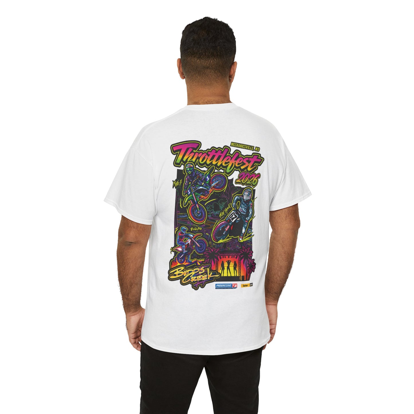 2026 Throttlefest Budds Creek T-Shirt (Various Colors) Ver 1