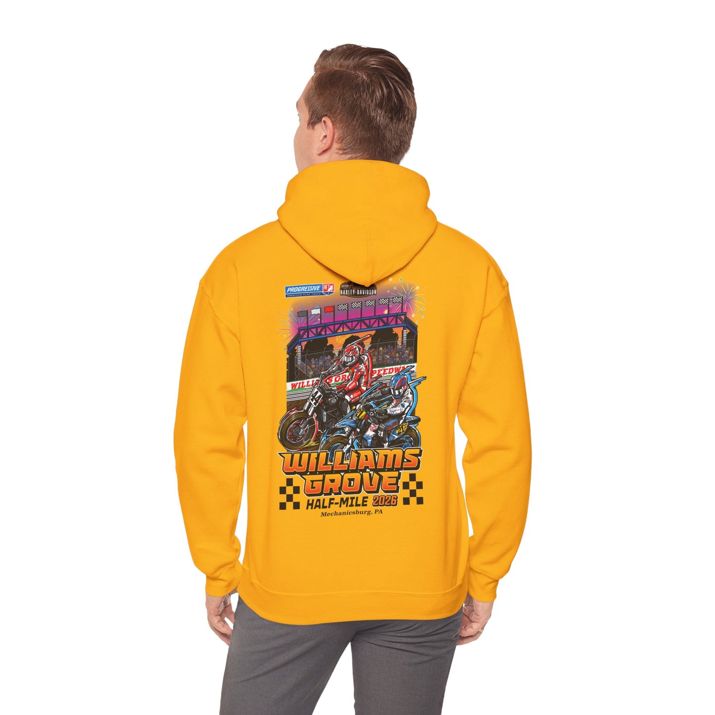 2026 Williams Grove Half-Mile Pullover Hoodie (Various Colors)