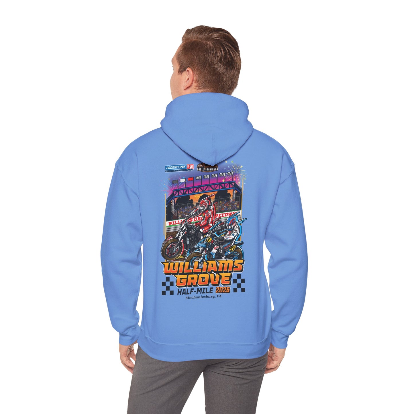 2026 Williams Grove Half-Mile Pullover Hoodie (Various Colors)