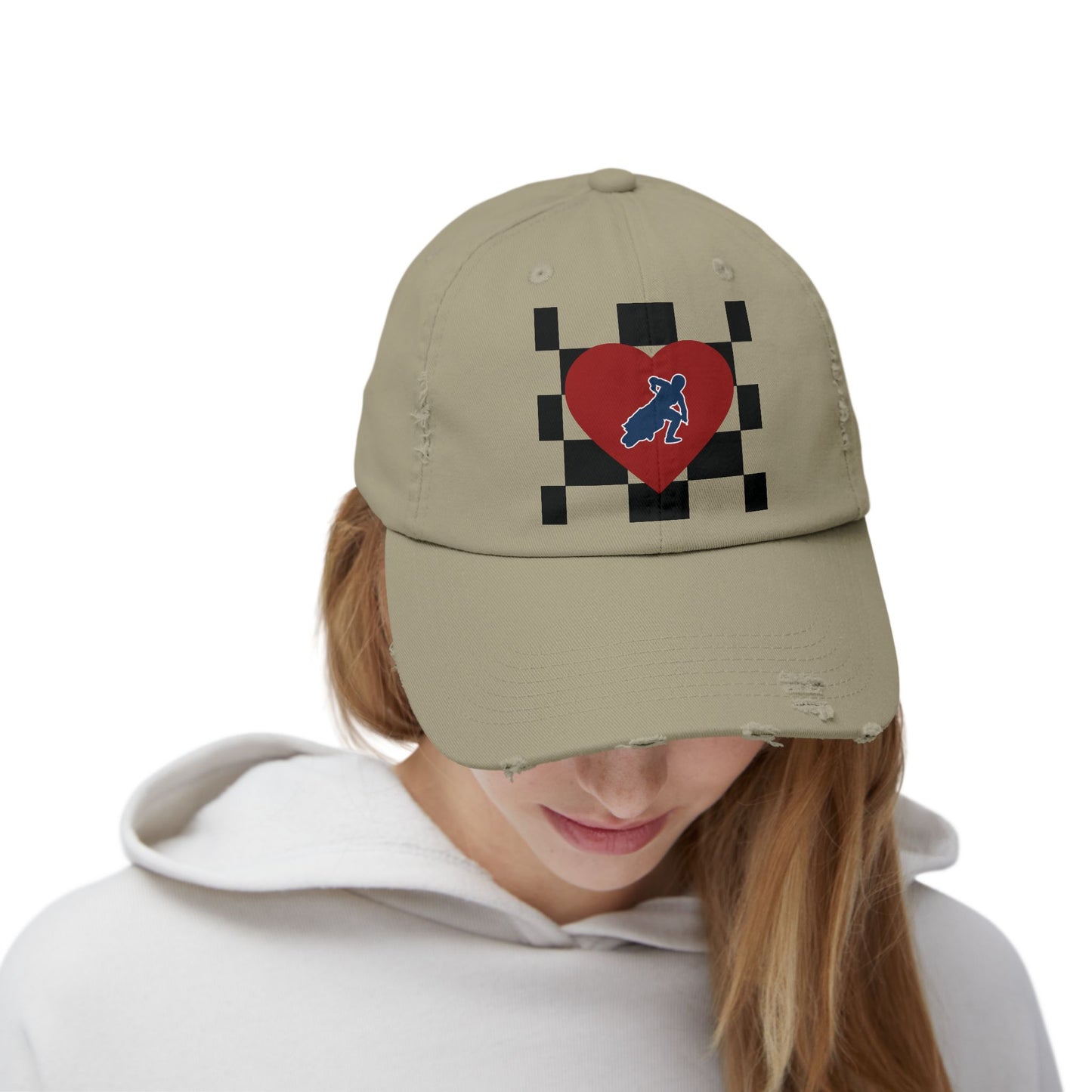 Flat Track Love Distressed Cap (Various Colors)