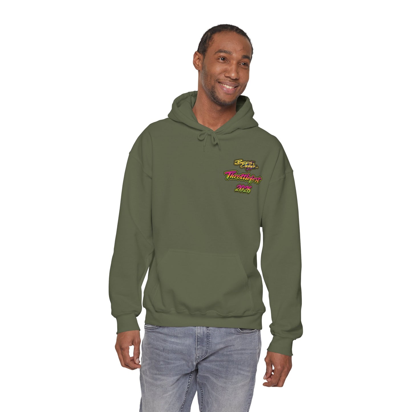 2026 ThrottleFest Budds Creek Pullover Hoodie (Various Colors) Ver 1