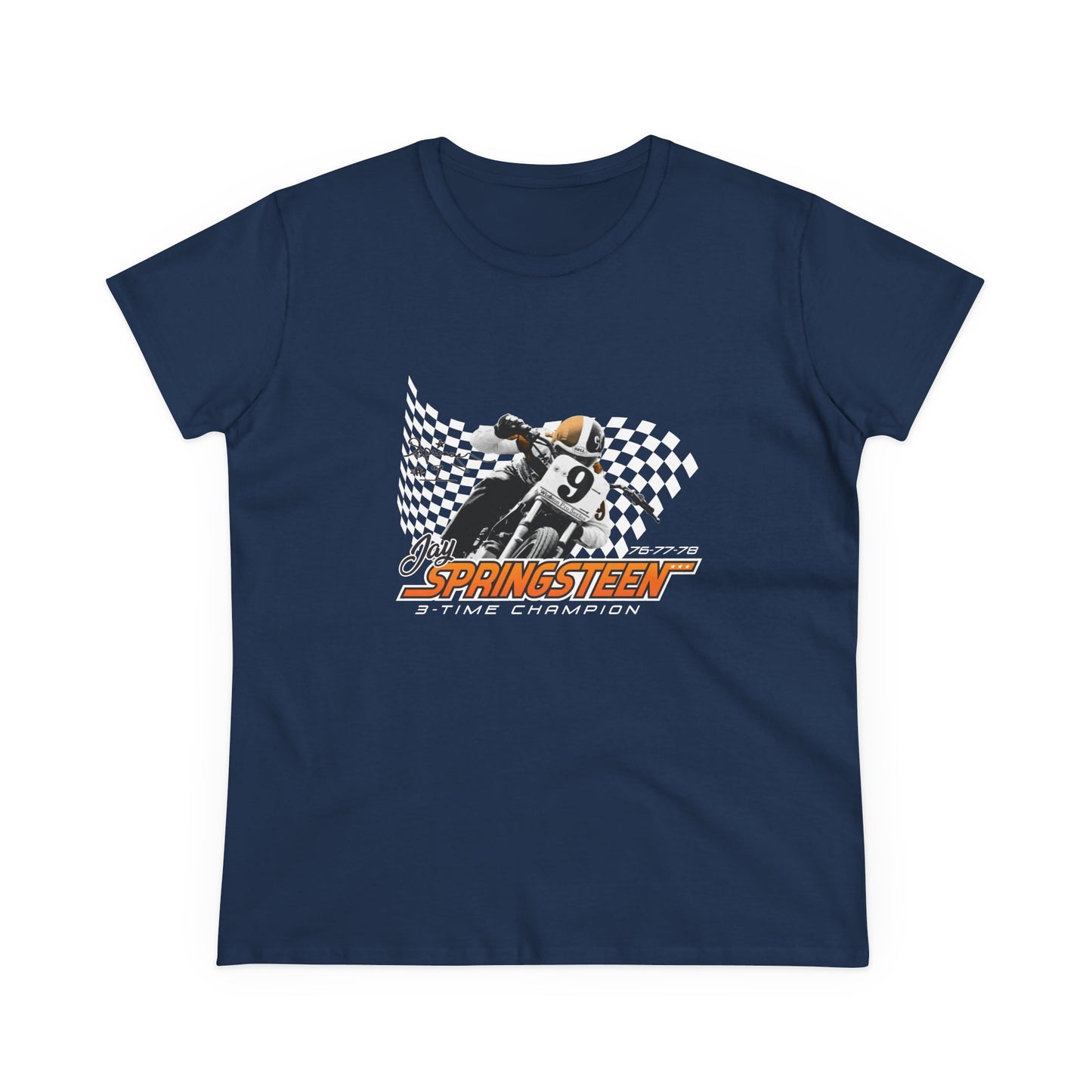 Women’s Jay Springsteen 3-Time Champion Short Sleeve T-Shirt (Various Colors)