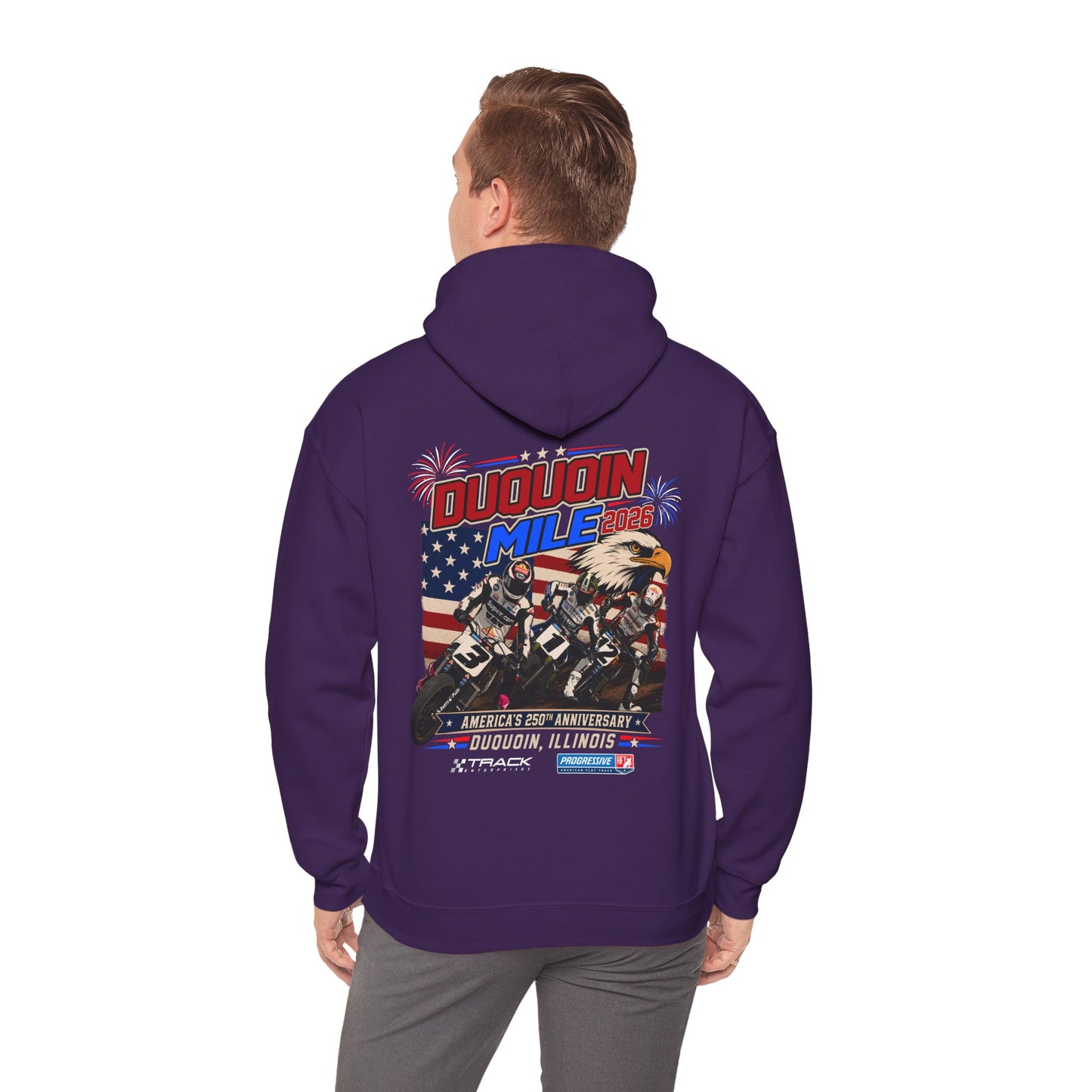 2026 DuQuoin Mile Pullover Hoodie (Various Colors)