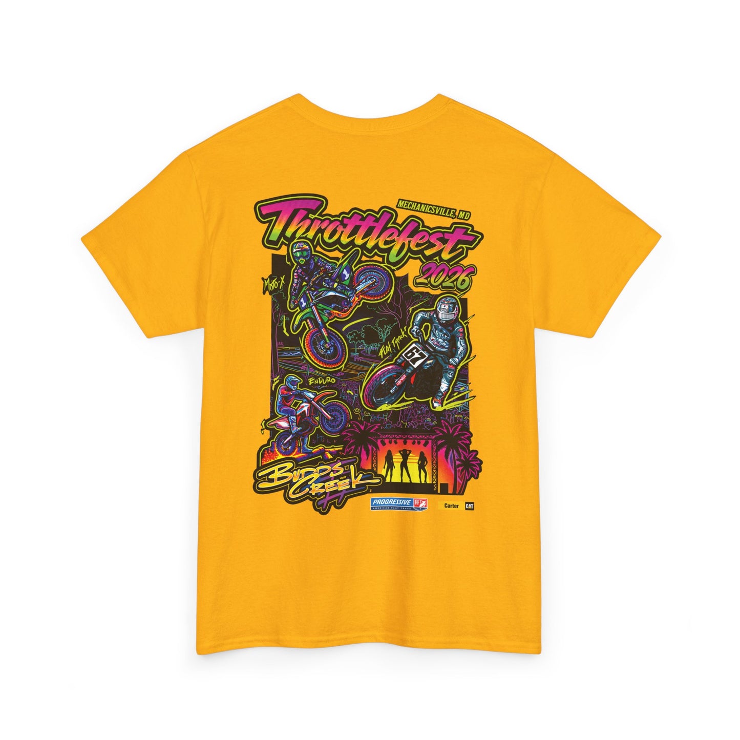 2026 Throttlefest Budds Creek T-Shirt (Various Colors) Ver 1