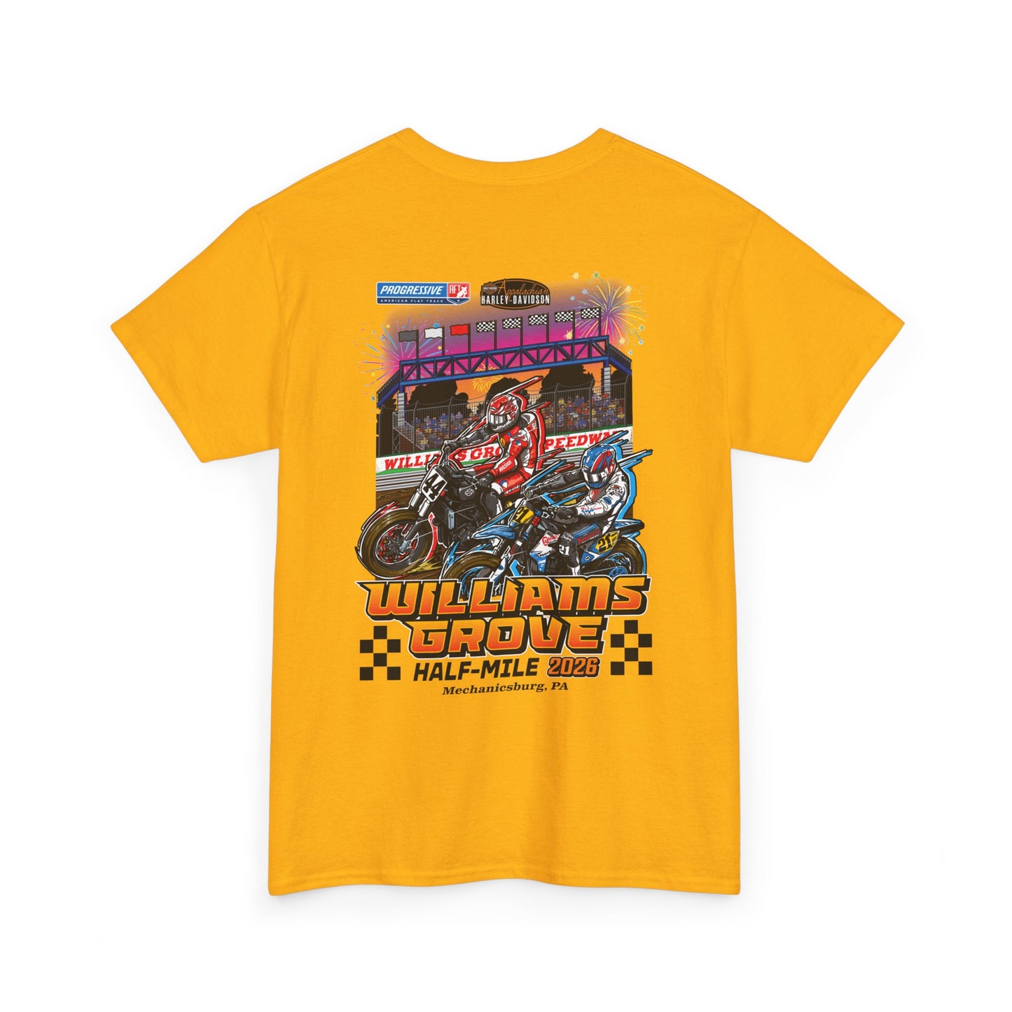 2026 Williams Grove Half-Mile T-Shirt (Various Colors)