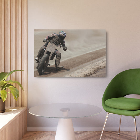 The Jammer Metal Print - American Flat Track Motorcycle Art