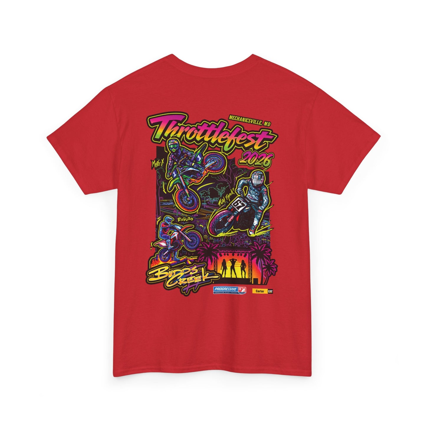 2026 Throttlefest Budds Creek T-Shirt (Various Colors) Ver 1