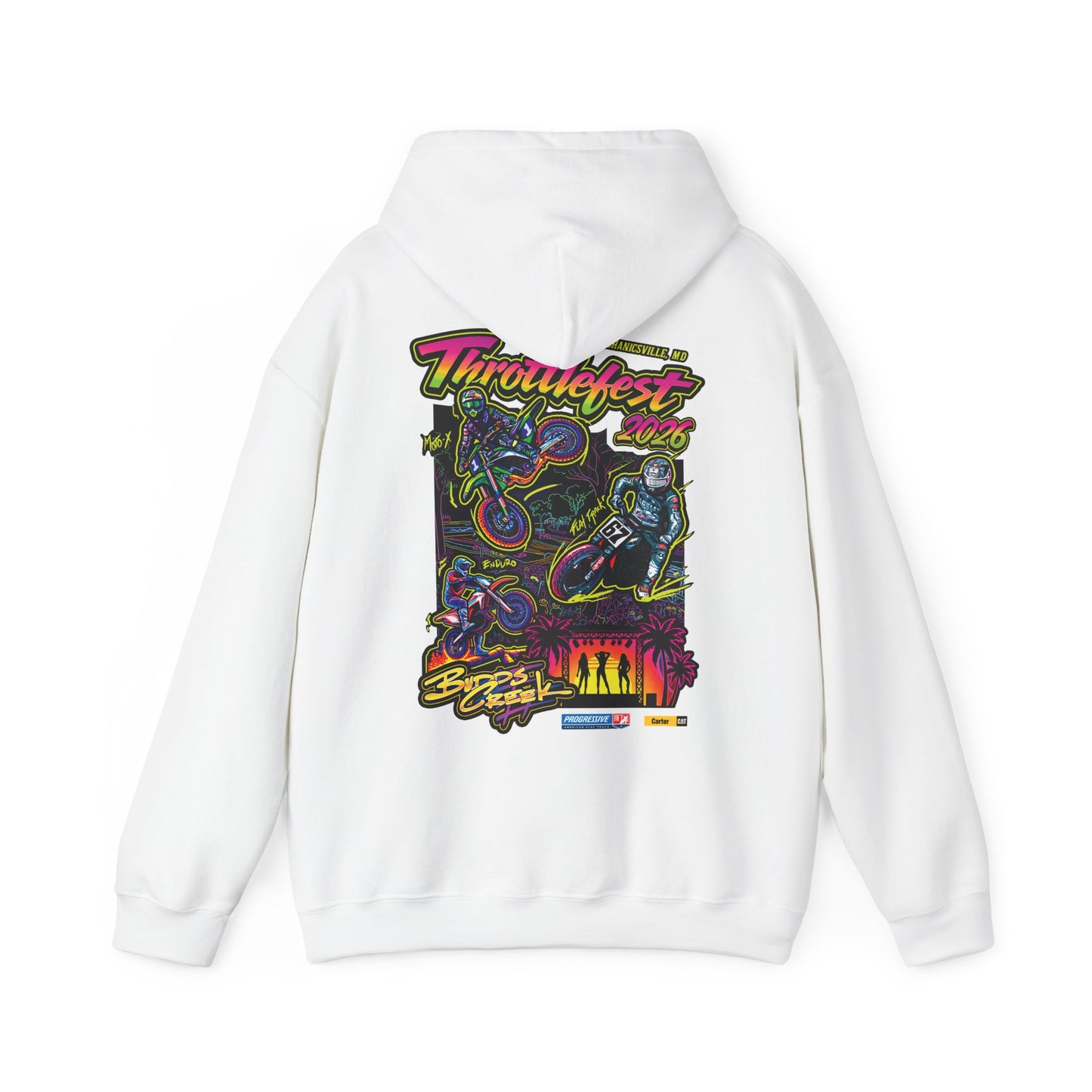 2026 ThrottleFest Budds Creek Pullover Hoodie (Various Colors) Ver 1