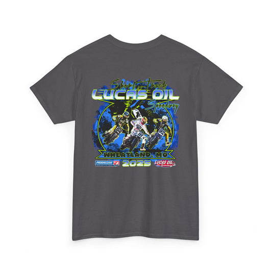 2025 Short Track at Lucas Oil Speedway T-Shirt (Various Colors)