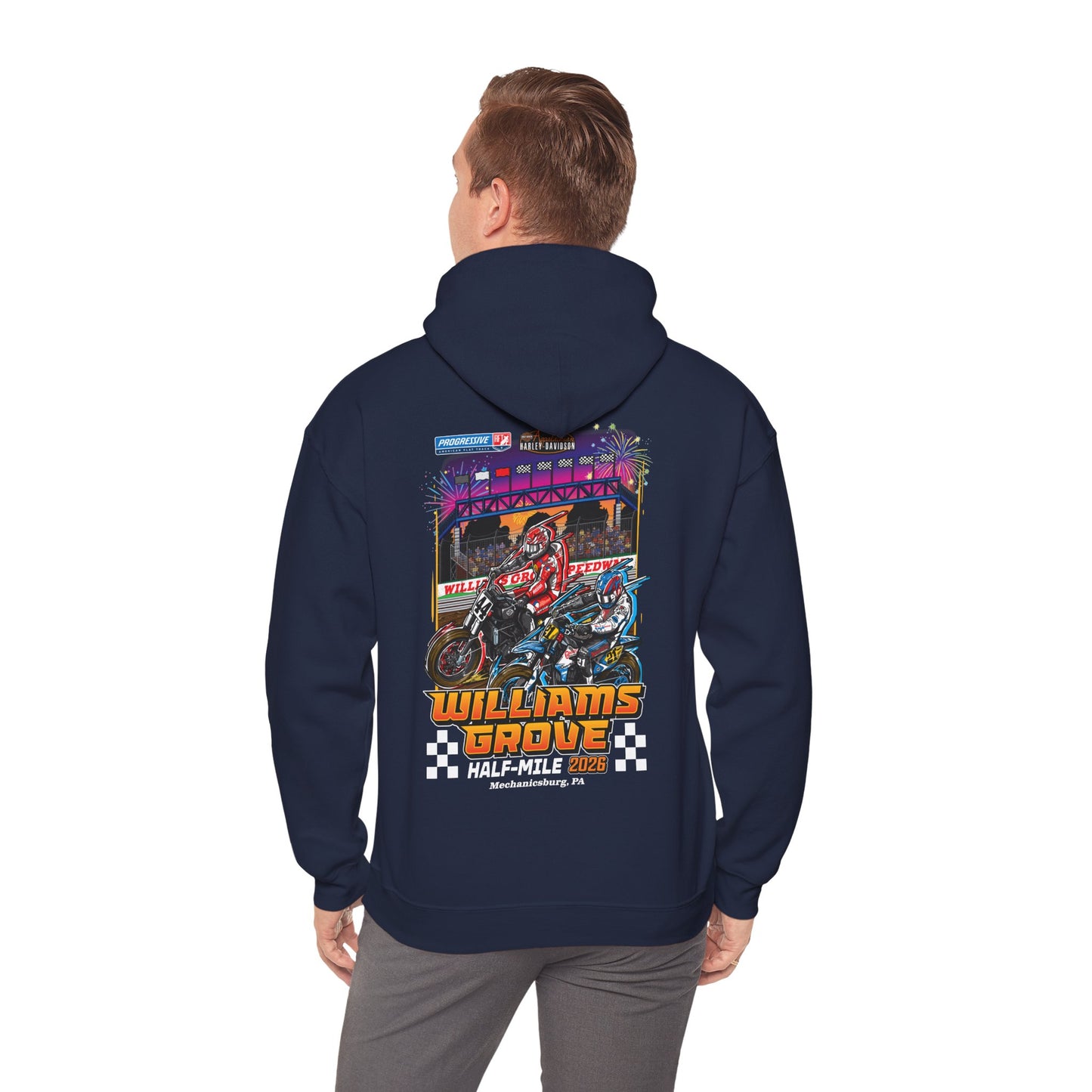 2026 Williams Grove Half-Mile Pullover Hoodie (Various Colors)
