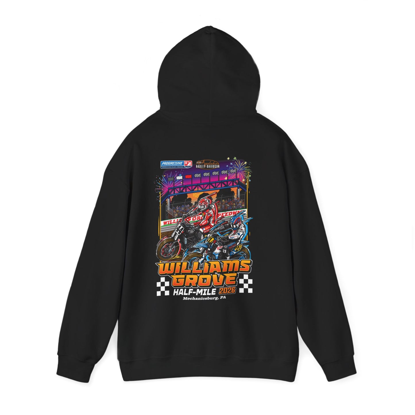 2026 Williams Grove Half-Mile Pullover Hoodie (Various Colors)