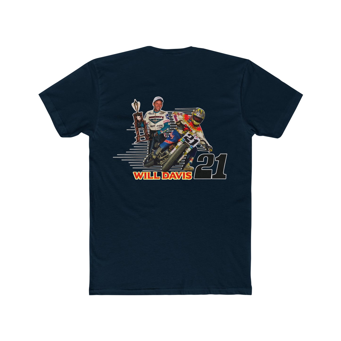 Will Davis Flat Track Legend Short Sleeve T-Shirt (Various Colors)