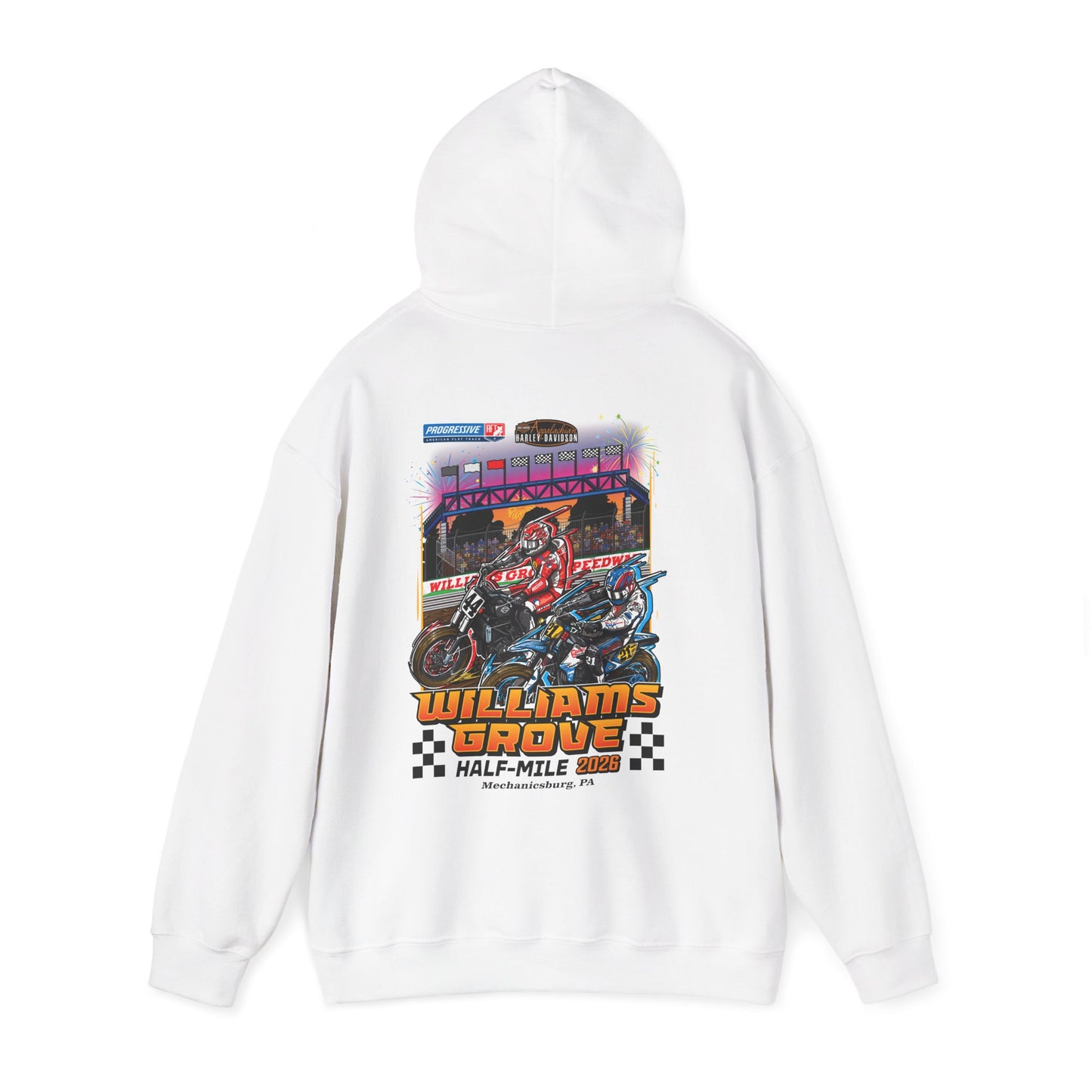 2026 Williams Grove Half-Mile Pullover Hoodie (Various Colors)