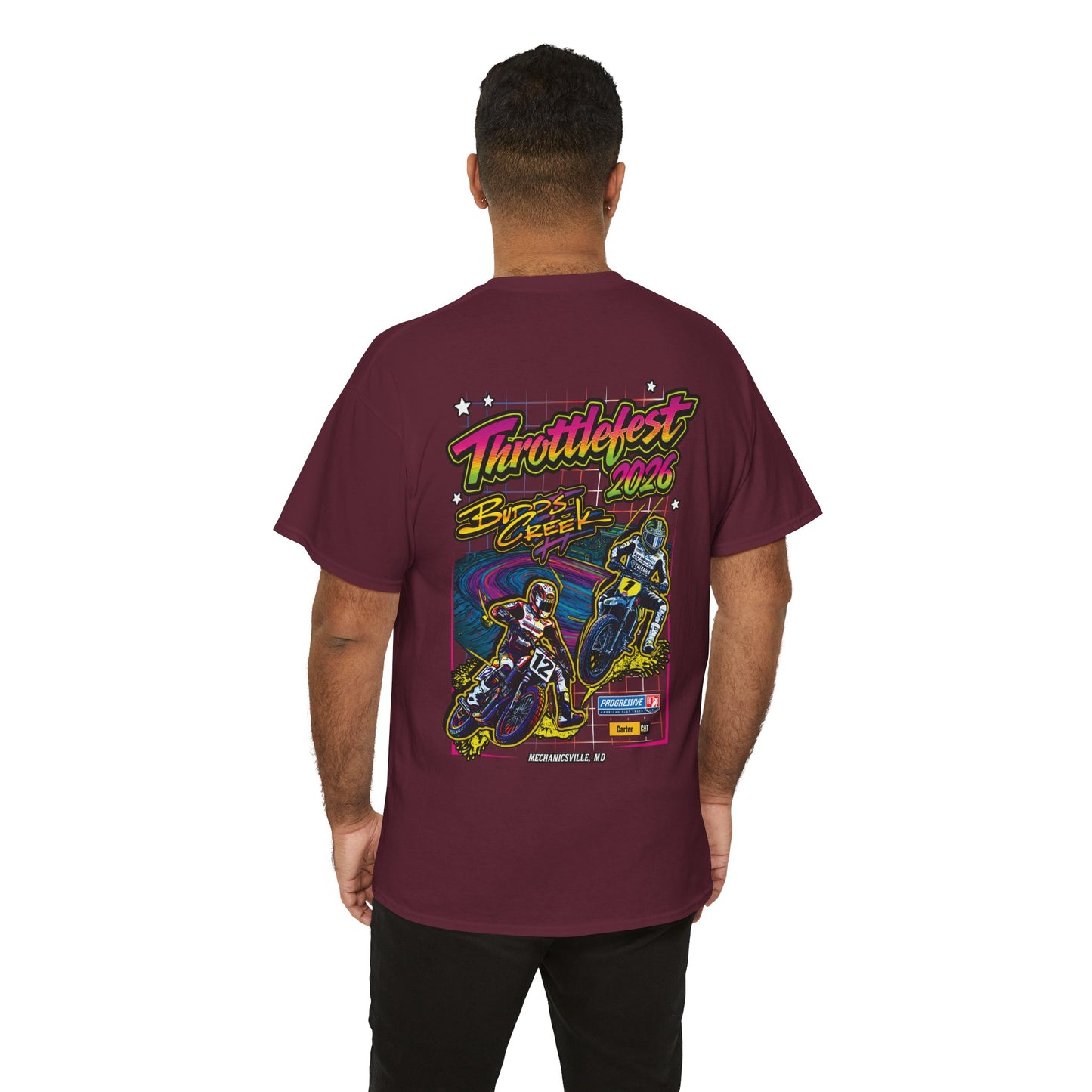 2026 Throttlefest Budds Creek T-Shirt (Various Colors) Ver 2