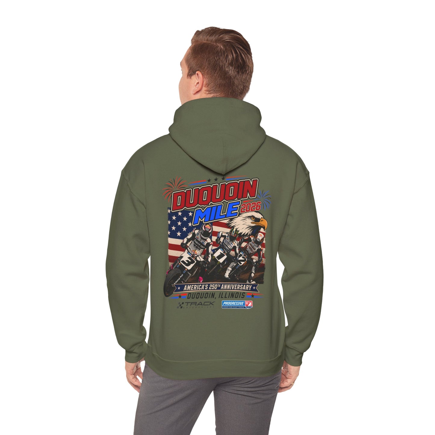 2026 DuQuoin Mile Pullover Hoodie (Various Colors)