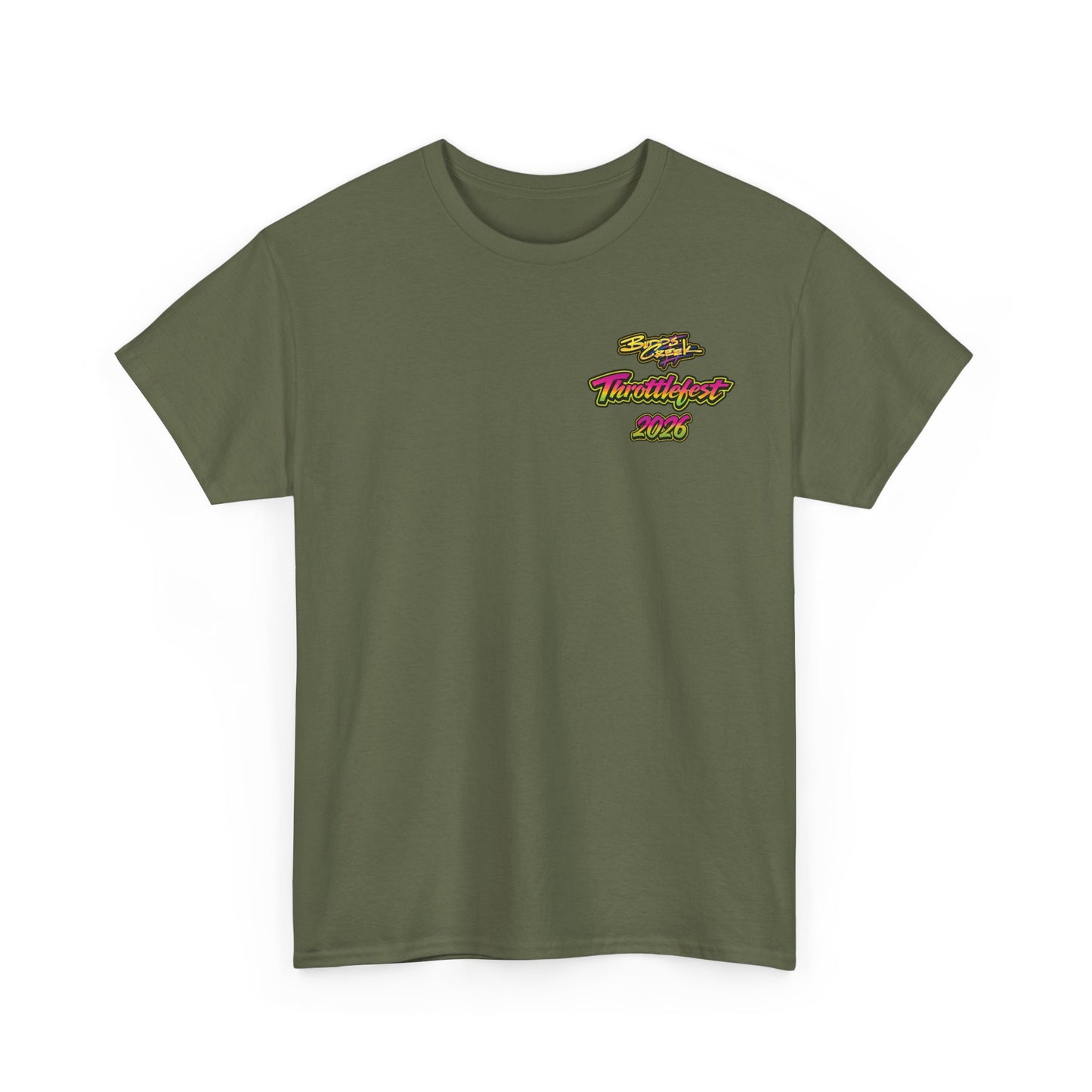 2026 Throttlefest Budds Creek T-Shirt (Various Colors) Ver 1