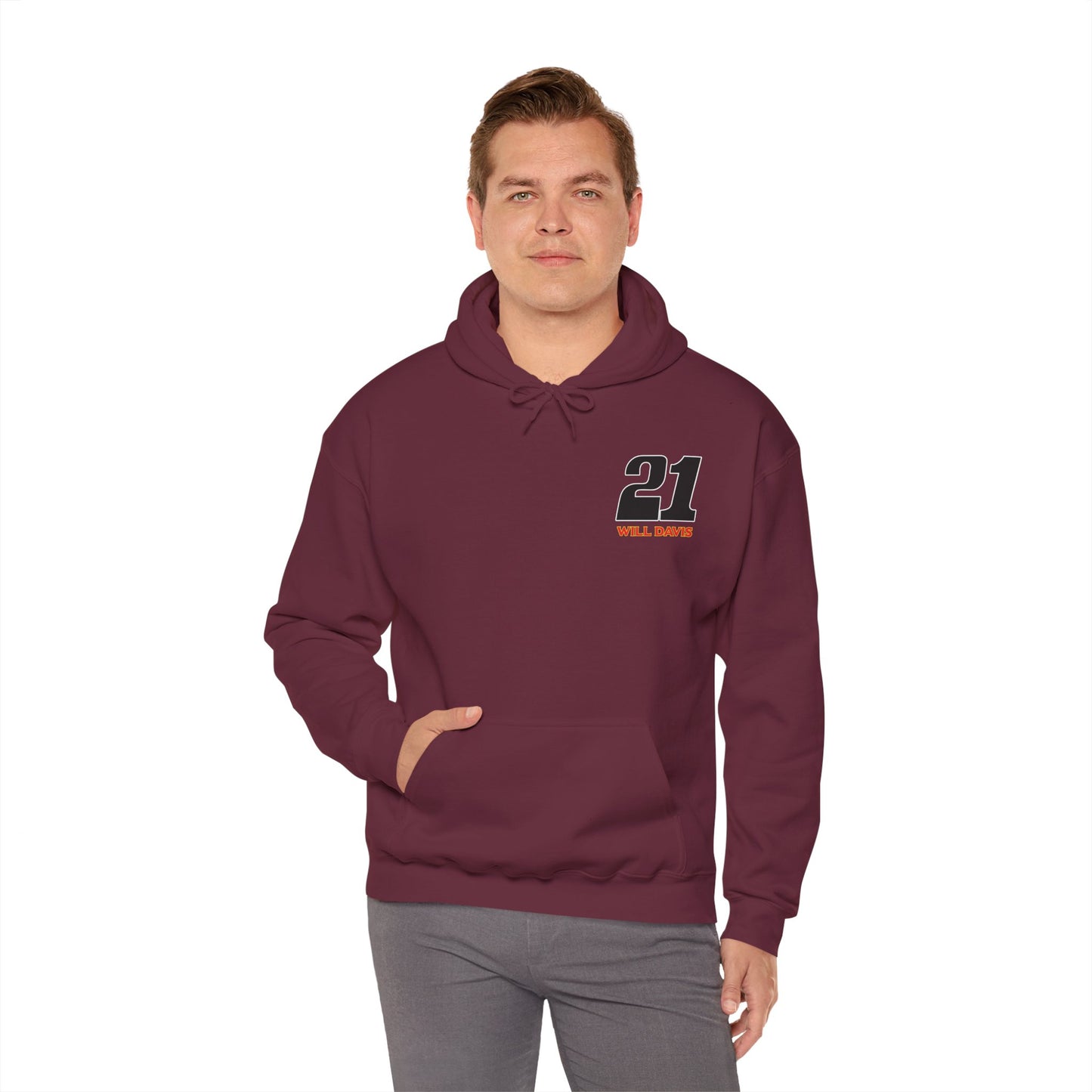 Will Davis Flat Track Legend Pullover Hoodie (Various Colors)